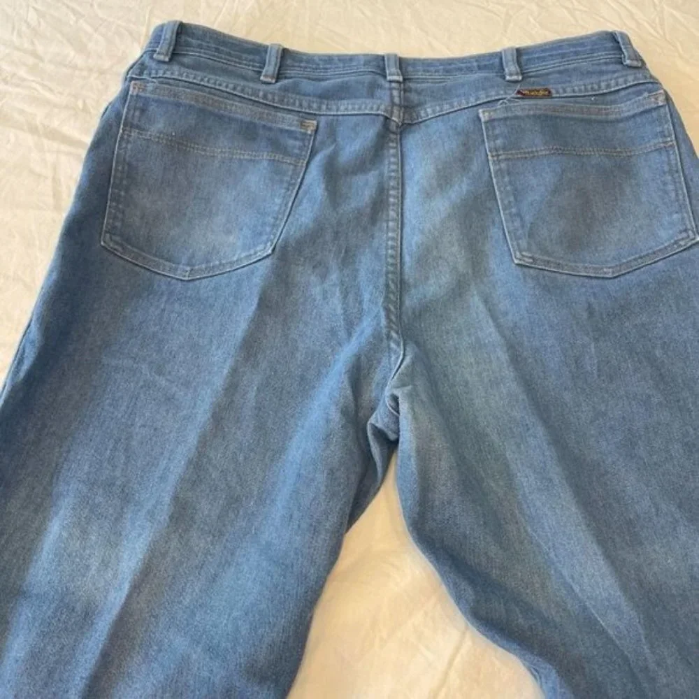 Vintage‎ Wrangler Light Wash Jeans, Size 40x29, USA